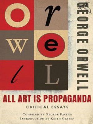 cover image of All Art Is Propaganda